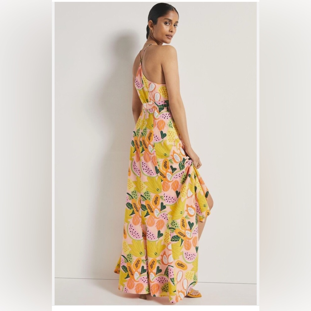 Anthropologie Hutch High-Low Wrap Dress Size S